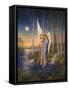 Moon Light Angel-Edgar Jerins-Framed Stretched Canvas