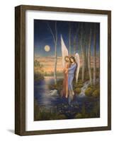 Moon Light Angel-Edgar Jerins-Framed Giclee Print