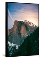 Moon Light Mood, Half Dome, Yosemite National Park, Hiking Outdoors-Vincent James-Framed Stretched Canvas