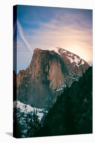 Moon Light Mood, Half Dome, Yosemite National Park, Hiking Outdoors-Vincent James-Stretched Canvas