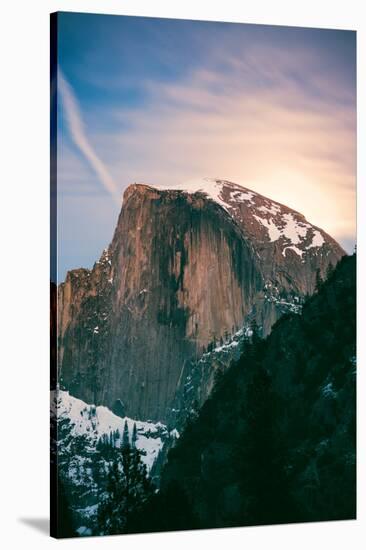 Moon Light Mood, Half Dome, Yosemite National Park, Hiking Outdoors-Vincent James-Stretched Canvas