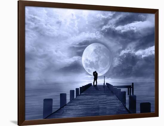 Moon Love-Ata Alishahi-Framed Giclee Print