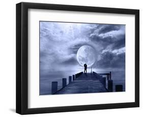 Moon Love-Ata Alishahi-Framed Giclee Print