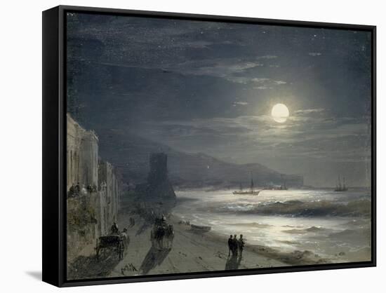 Moon Night, 1885-Ivan Konstantinovich Aivazovsky-Framed Stretched Canvas