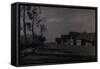 Moon Night, a Village, 1897-Isaak Ilyich Levitan-Framed Stretched Canvas