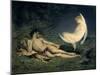 Moon Nymph-null-Mounted Premium Giclee Print