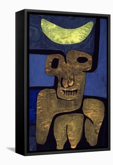 Moon of the Barbarians; Luna Der Barbaren-Paul Klee-Framed Stretched Canvas