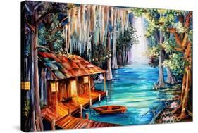 Moon on the Bayou-Diane Millsap-Stretched Canvas