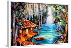 Moon on the Bayou-Diane Millsap-Framed Art Print