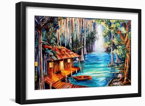 Moon on the Bayou-Diane Millsap-Framed Art Print