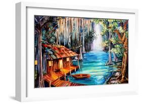 Moon on the Bayou-Diane Millsap-Framed Premium Giclee Print