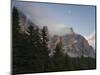 Moon over Cimon della Pala, Val Venegiotta, the Dolomites, Italy-Michael Jaeschke-Mounted Photographic Print