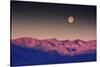 Moon over Cottonwood Mountains, Death Valley, California, USA-Michel Hersen-Stretched Canvas