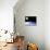 Moon Over Earth-Laguna Design-Stretched Canvas displayed on a wall