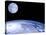 Moon Over Earth-Laguna Design-Stretched Canvas