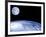 Moon Over Earth-Laguna Design-Framed Photographic Print