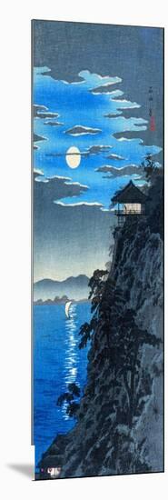 Moon Over Ishiyama Temple-Hiroaki Shotei Takahashi-Mounted Art Print