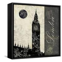 Moon over London-Color Bakery-Framed Stretched Canvas
