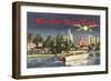 Moon over Miami Beach-null-Framed Art Print