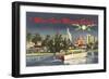 Moon over Miami Beach-null-Framed Art Print