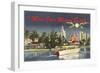 Moon over Miami Beach-null-Framed Art Print