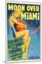 Moon over Miami, Betty Grable, 1941-null-Mounted Art Print