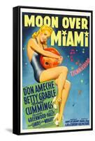 Moon over Miami, Betty Grable, 1941-null-Framed Stretched Canvas