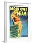 Moon over Miami, Betty Grable, 1941-null-Framed Art Print