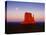 Moon Over Monument Valley, Arizona-Peter Walton-Stretched Canvas