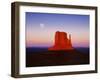 Moon Over Monument Valley, Arizona-Peter Walton-Framed Premium Photographic Print