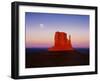 Moon Over Monument Valley, Arizona-Peter Walton-Framed Premium Photographic Print