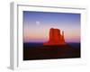 Moon Over Monument Valley, Arizona-Peter Walton-Framed Premium Photographic Print