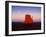 Moon Over Monument Valley, Arizona-Peter Walton-Framed Photographic Print