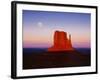 Moon Over Monument Valley, Arizona-Peter Walton-Framed Photographic Print