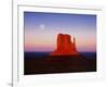 Moon Over Monument Valley, Arizona-Peter Walton-Framed Photographic Print