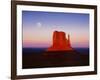 Moon Over Monument Valley, Arizona-Peter Walton-Framed Photographic Print