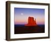 Moon Over Monument Valley, Arizona-Peter Walton-Framed Photographic Print