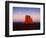 Moon Over Monument Valley, Arizona-Peter Walton-Framed Photographic Print