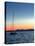 Moon over Puget Sound Sunset Sailors-Steven Maxx-Stretched Canvas