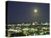 Moon over South Beach, Miami, Florida, USA-Robin Hill-Stretched Canvas