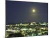 Moon over South Beach, Miami, Florida, USA-Robin Hill-Mounted Photographic Print