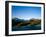 Moon over St. Mary River and Mountains,Glacier National Park, Montana, USA-John Reddy-Framed Photographic Print