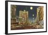 Moon over St. Petersburg, Florida-null-Framed Art Print