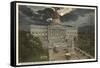 Moon over State Capitol, Columbia, South Carolina-null-Framed Stretched Canvas