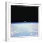 Moon over the Earth-Digital Vision.-Framed Photographic Print