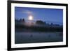 Moon over the Kemeri National Park, Latvia, June 2009-López-Framed Photographic Print