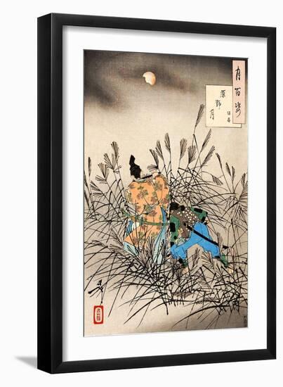 Moon over the Moor: Yasumasa, One Hundred Aspects of the Moon-Yoshitoshi Tsukioka-Framed Giclee Print