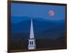 Moon Over Vermont Hills-Michael Blanchette Photography-Framed Photographic Print