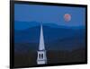 Moon Over Vermont Hills-Michael Blanchette Photography-Framed Photographic Print