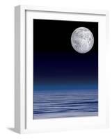 Moon Over Water-Laguna Design-Framed Photographic Print